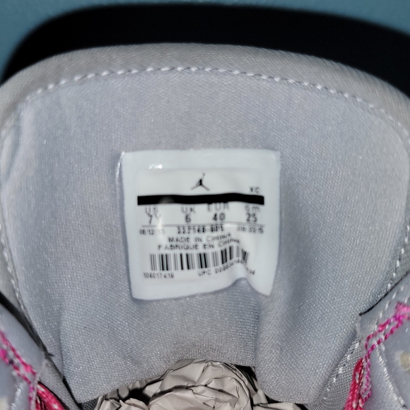 Nike Jordan 1 Retro High GG Vivid Pink 7Y - Picture 10 of 10